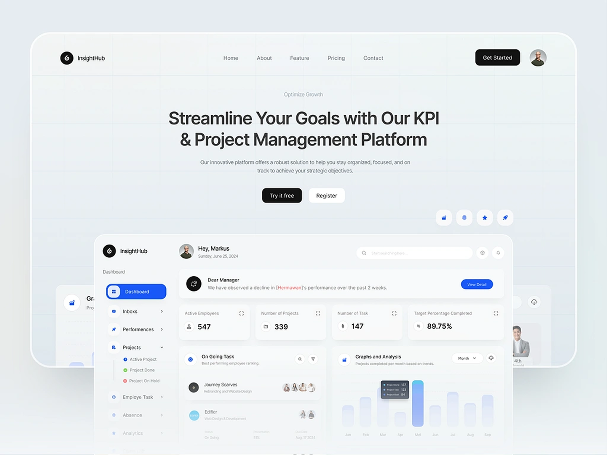 Dashboard Interface