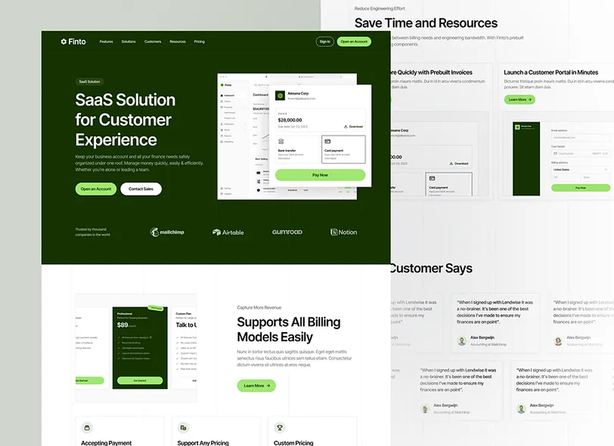 SaaS Platform UI